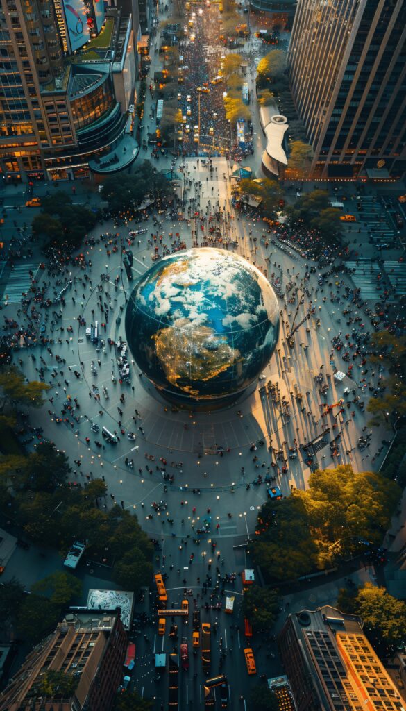 people celebrating world population day