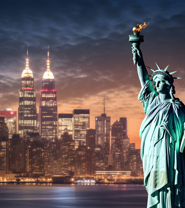 view statue liberty new york city